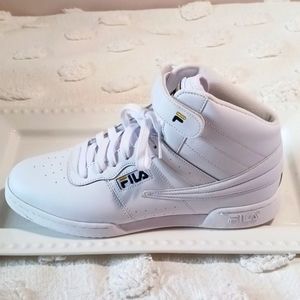 Gorgeous ⚜️FILA ⚜️Women's F-13 Soft Genuine Leather High Top Sneakers 10 *New*